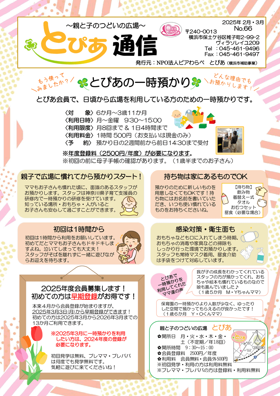 とぴあ通信・66号表面