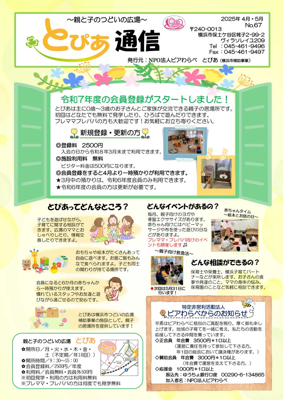 とぴあ通信・表面