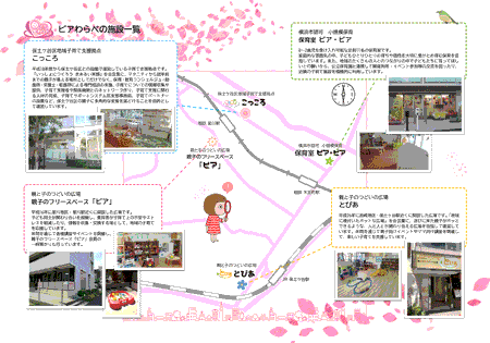ピアわらべの施設一覧